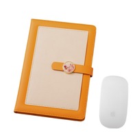 Ensemble cadeau d'affaires populaire Keyjoy, carnet de notes magnétique en cuir PU A5, impression UV, logo personnalisé, multifonctionnel, promotionnel, pour le bureau