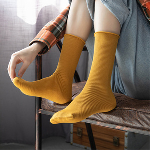 Nouvelles <span class=keywords><strong>chaussettes</strong></span> fines effet glace pilée colorées pour étudiantes, populaires auprès des femmes et des jeunes filles, avec grande élasticité - Product Image 2