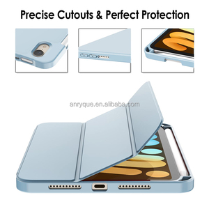 Étui intelligent Anryque pour <span class=keywords><strong>iPad</strong></span> <span class=keywords><strong>Mini</strong></span> <span class=keywords><strong>6</strong></span> 8,3 pouces, support pour stylet, support pliable à trois volets, coque arrière souple en TPU, <span class=keywords><strong>iPad</strong></span> <span class=keywords><strong>Mini</strong></span> 7 A17 Pro - Product Image 2