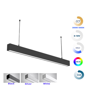 Modern Office <strong>LED</strong> <strong>Linear</strong> <strong>Lighting</strong> 0-10V Dimmable AC100-277V Aluminum Alloy Lamp Body <strong>Lighting</strong> and Circuitry Design Solutions - Product Image 4