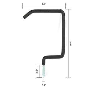 Échelle en acier robuste pour cintre d'outil de chaise de vélo Crochet à vis de <span class=keywords><strong>garage</strong></span> fourni en usine Étagères de <span class=keywords><strong>garage</strong></span> - Product Image 3