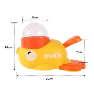 Nouvelles coupelles de voyage en plastique jaunes en forme de canard, jouet interactif pour chiens et chats - Product Image 3