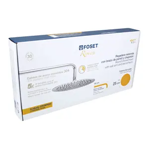 Master con 4 unità di testa doccia rotonda 10 'con braccio, cromato, FOSET RIVIERA - Product Image 4