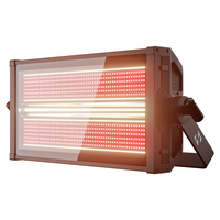 SHEHDS Lampu Strobo LED 350W RGBW 4in1 Pencahayaan Panggung 360CH DMX512 Lampu Wall Wash untuk Konser Klub Malam