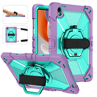 Étui de protection commercial pour tablette Samsung Galaxy Tab S12 Plus, design hybride PC silicone avec béquille stable, anti-choc