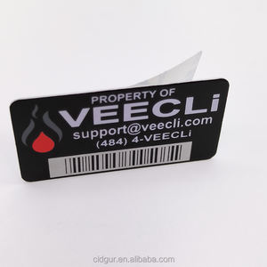 Etiqueta de <span class=keywords><strong>Seguimiento</strong></span> de Activos de Aluminio Personalizada con Código de Barras o Código QR, Impresión de Etiqueta con Código de Barras - Product Image 4