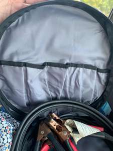 กระเป๋าใส่สายจัมเปอร์แบบแข็งแรง กระเป๋าใส่เครื่องมือและอุปกรณ์จัดเก็บสายเคเบิล สายไฟ และสายยาง - Product Image 5