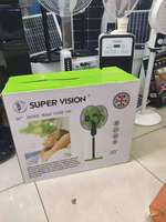 Ventilateur sur pied électrique commercial et domestique à commande mécanique rotative à 360 degrés, en plastique, à double tête, pour usage extérieur et hôtelier