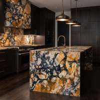 Grande dalle de granit Mascarello naturel poli pour plan de travail de cuisine, meuble-lavabo de salle de bain, revêtement mural, carrelage de sol