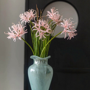 Flor Artificial, Lirio Araña Rosa, Flores de Seda, Tallos de <span class=keywords><strong>Lycoris</strong></span> <span class=keywords><strong>Radiata</strong></span> Artificiales, Flor Equinox para Decoración de Mesa de Boda y Hogar - Product Image 1