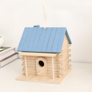 Accesorio para Pájaros, Nido de Madera Maciza para Pájaros, Comedero para Pájaros de Jardín al Aire Libre, Casa para Insectos - Product Image 6