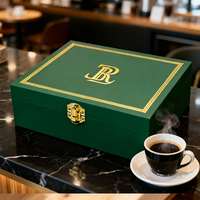 Boîte à chocolats truffés artisanale sur mesure du Guangdong, 8 chocolats, emballage luxueux en bois, boîte cadeau pour bonbons