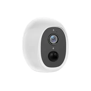 كاميرا منزلية ذكية, كاميرا 1080P HD IP66 مقاومة للماء CCTV IP لاسلكية ذكية داخلية لمراقبة الطفل الأمن واي فاي بطارية