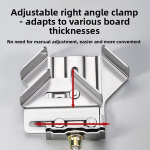 Serre-joint d'angle droit multifonctionnel en acier inoxydable haute résistance pour le travail du bois, fabriqué en Chine continentale - Product Image 4