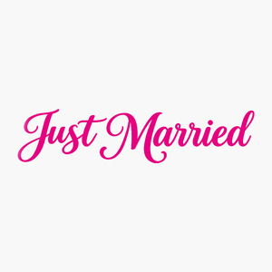 Adesivi in Vinile per <span class=keywords><strong>Auto</strong></span> Personalizzati con Scritta Artistica "Just Married" in PVC, Adesivi Personalizzati per Matrimonio - Product Image 6