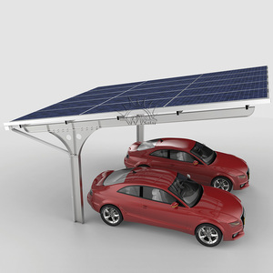 Bền rainproof Single-Post carport với hệ thống quang điện dễ dàng lắp ráp nhanh chóng Scratch-Free đậu xe năng lượng mặt trời gắn hệ thống - Product Image 6