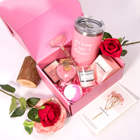 Comprend Savon Bombe De Bain Douche Vapeur Rose Boîte De Marque Privée Personnalisée Spa Bain Relaxer Noël Bain Cadeau Ensemble