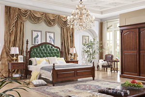 Cama King Size de Lujo Europea con Estructura de Roble Macizo, Tapicería de Terciopelo Acolchado, Juego de Cama Moderno con Iluminación LED y Almacenamiento, Muebles de Dormitorio de Alta Gama - Product Image 6