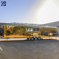 Camion de restauration mobile en acier inoxydable CAMPTRL, voiture alimentaire électrique, remorque alimentaire personnalisée, conteneur à café et tacos, restaurant-bar