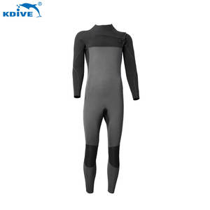 <span class=keywords><strong>Traje</strong></span> de <span class=keywords><strong>Neopreno</strong></span> KDIVE Personalizado de 5mm/7mm, Manga Larga, Impermeable, con Cremallera Delantera, para Buceo y Surf, Unisex - Product Image 4