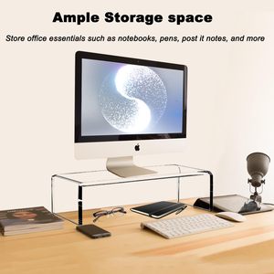 Rõ ràng Acrylic màn hình đứng Riser Máy Tính Xách Tay Bàn Phím bao gồm mèo bằng chứng bảo vệ chống mèo ngăn chặn mèo chạm vào bàn phím - Product Image 5