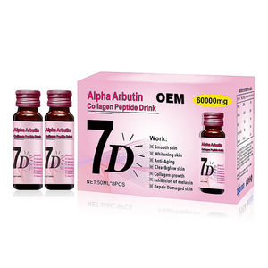 Bebida de Colágeno con Alfa Arbutina, Péptidos de Colágeno, L-Glutatión, Ácido Hialurónico y Nido de Pájaro, Bebida de Colágeno Antiedad para Adultos - Product Image 1