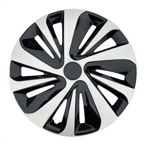 <span class=keywords><strong>Tapacubos</strong></span> Universales Plateados y Negros para Autos, Cubiertas Decorativas de 10 Radios para Rines de 14, 15, 16 y <span class=keywords><strong>17</strong></span> Pulgadas - Product Image 3