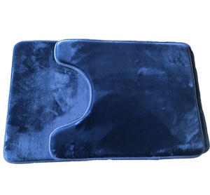 5-teiliges Set weicher, saugfähiger Memory-Schaum-Badematte mit rutschfester SBR-Rückseite für Badezimmer und Dusche - Product Image 4