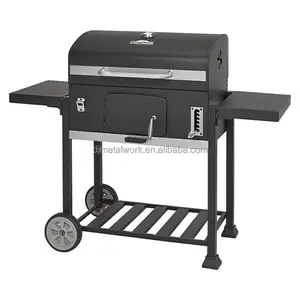 Corten Steel BBQ Rotisserie lubang api Grill barbekyu Grill