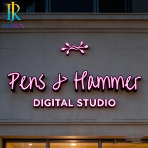 ป้ายไฟ LED 3 มิติ แบบติดตั้งด้านหน้า สำหรับธุรกิจ สตูดิโอถ่ายภาพ ร้านรับจัดส่ง ธนาคาร และอาคารธุรกิจ - Product Image 3