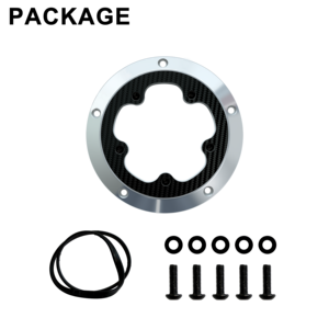 Coperchio Derby Visibile in Alluminio CNC con Fibra di Carbonio per <span class=keywords><strong>Harley</strong></span>-<span class=keywords><strong>Davidson</strong></span> Touring dal 2016 in poi - Product Image 5