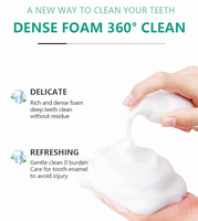 Vente en gros de Mousse de blanchiment des dents, lavage de la bouche au goût de menthe, haleine fraîche, hygiène buccale, blanchiment des dents, Mousse personnalisée