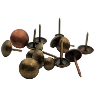 16-18-गेज 1/2 3/4 प्राचीन पीतल/निकल फर्नीचर नाखून शिकंजा - Product Image 1