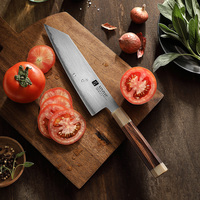XINZUO Japans ZDP189 composietstalen Bunka-mes 8 inch met handvat van woestijn-ijzerhout, op maat geslepen keukenchefsmessen