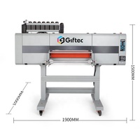 Giftec Nouvelle technologie d'impression tout-en-un Imprimante d'autocollants UV Machine d'impression automatique de marque de cristal DTF par rouleau à rouleau