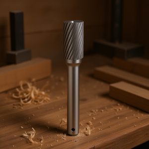 Fraise rotative à coupe simple Fervi, tige de 1/4 pouce pour le fraisage du bois - Product Image 3