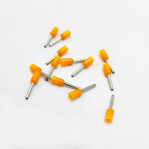 Connecteur de ferrule de borne de tube de style européen <span class=keywords><strong>bornes</strong></span> hautes de fil de presse à froid pré-isolées gainées de nylon étamé de cuivre - Product Image 3