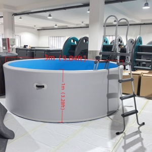 <span class=keywords><strong>Piscine</strong></span> brossée gris bleu clair, <span class=keywords><strong>piscine</strong></span> extérieure et domestique - Product Image 5