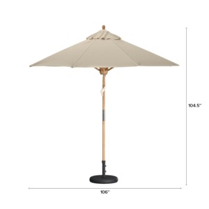 Parasol de jardin personnalisé haut de gamme, imperméable, léger, robuste, qualité commerciale, mobilier de patio, salon - Product Image 6