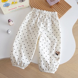 Conjunto de 2 Piezas para Niñas, <span class=keywords><strong>Verano</strong></span> 2026, Top de Manga Corta Estampado + Pantalones, Atuendo Informal y Elegante para el Día a Día - Product Image 5