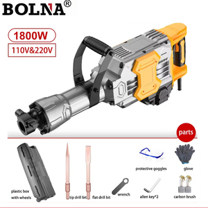 <span class=keywords><strong>Marteau</strong></span> démoliteur électrique sans balais <span class=keywords><strong>1600W</strong></span> haute performance pour la démolition de béton et le perçage de roche - Product Image 2
