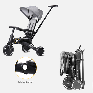 Triciclo para Niños 8 en 1, Venta Directa de Fábrica, Triciclos para Bebés, Bicicleta de 3 Ruedas para Niñas, Recargable, Nuevo y Elegante, con un Solo Botón - Product Image 2