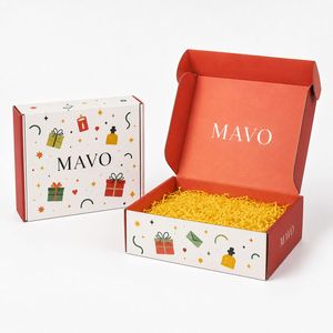 Boîtes d'expédition colorées personnalisées par le fabricant avec logo imprimé sur mesure, boîte d'emballage durable pour vêtements et cadeaux - Product Image 1
