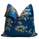 Housse de coussin jacquard chaîne de haute qualité, élégante, motifs variés, taie d'oreiller décorative pour hôtel, maison, canapé