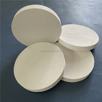 Disque filtrant en céramique à taille de pores personnalisée 50-800 nm, 1 µm, 2 µm, 3 µm, plaque filtrante en céramique poreuse, membrane céramique plate pour usage en laboratoire