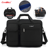 CoolBELL Sac à main professionnel transfrontalier pour hommes, étanche et résistant à l'usure, sacoche d'ordinateur portable à bandoulière 15 pouces