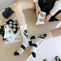 Chaussettes de sport amusantes à motif léopard personnalisées, design professionnel, pour femmes et adultes, saison automne, nylon/coton, séchage rapide
