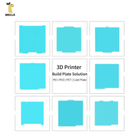 Pelat Pendingin Printer 3D 184x184mm untuk Bambu Lab A1 Mini, Pelat Cetak Pengganti