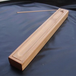 Creative and minimalist bamboo <b>incense</b> holder, portable solid wood <b>incense</b> holder, home indoor wooden Zen-style <b>incense</b> <b>box</b> - Product Image 1