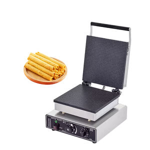 Rollo de huevo cuadrado comercial y máquina de galletas de helado Calor eléctrico para uso en restaurantes - Product Image 1